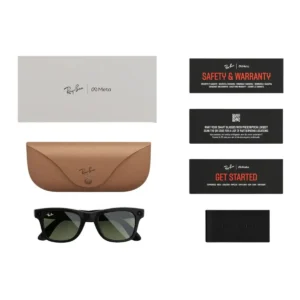 RAYBEN META GEN 2 WAYFARER F SHINY BLACK L G15 GREEN